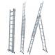 Industrial Aluminum Extension Ladder , Lightweight Aluminium Step Ladders