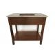 White quart simple design American hotel Custom made dark walnut Wooden bathroom vanity base,bathroom cabinet for hotel