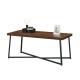 ODM Outdoor Nesting Wood And Metal Coffee Table Modern Style With Cross Legs