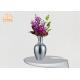 Fiberglass Table Vase Silver Mosaic Glass Vases For Artificial Flowers Home Decorations