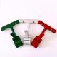 Colorful Thumb Price Tag Holder Clip , Supermarket Pop Clip In Red Green White