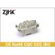 HK-006/12-M Heavy Duty Connector , Hard Silver Plated Pin Rectangular Connector