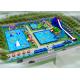 Outdoor Commercial Inflatable Water Amusement Park Customized