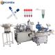 2500 BPH Automatic Turntable Small Bottle Liquid Test Tube Plastic Tube Filling Capping Labeling Machine
