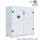 Vertical Plastic Solvent Acid / Alkaline Corrosive Storage Cabinet 2 Fixed Shelves / Dual Door