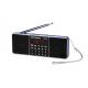 DC 5V AM FM Battery Operated Portable Radio AUX Input For Home