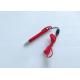 Plastic 4 colors in 1 Ball Pen with Rope and customized logo for promotion
