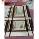 Big Slab Emperador Marble Wall Panel Design Carved Column for Cream Beige Marble Slab