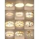Copper Domestic LED Lighting Ceiling Lamp Glass Cover Bedroom Living 10~50W Restaurant Cafe