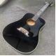 Miniature Acoustic Guitar ELVIS PRESLEY Dove Ebony Custom Black