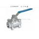 Stainless steel 3pcs industrial full port Ball valve With  Female Thread