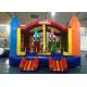 Commercial Plato PVC Tarpaulin Inflatable Bouncer House With Small Slide