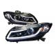 12V Honda Civic Smoke LED Car Headlights With 1 Year Warranty