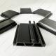 Black Nylon 66 Bar With 25% Glass Fiber Plastic Extrusion Profiles For Thermal Break Aluminum System Profile
