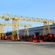 Outdoor Trussed Type Cantilever Gantry Crane With Electric Hoist Wind Resistance