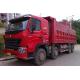 Large Capacity 30T 8x4 12 Wheeler Front Lifting Tipper Truck For Transporting Sand