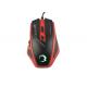 Reccazr MS500 Ergonimic Computer Gaming Mouse , 7 color breathing LED light ,  Comfortable Grip RED