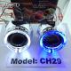 CH29  2.5inch Round Crystal angel eye Bixenon Car hid xenon projector kit