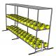 Multilevel Mobile Horticulture Growing Racks Thick 3mm For Flowering