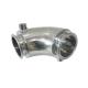 SS304 Heating Jacketed 90 Deg Elbow Jacketed Tee Sanitary Tube Fitting With Jacket
