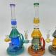 14 Inch Glass Water Pipes Electroplated Sandblast Beaker Smoking