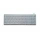Waterproof USB magfix medical silicone keyboard with power key and customs logo