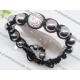 Competitive price and high quality white stone Shamballa beaded bracelets 1760006