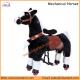 Plush Walking Mechanical Riding Horse Pony in Mall, Large Giddy Up Horse, Black Small Pony