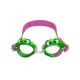 2021 New Custom Logo Print Anti Fog Adjustable Silicone Funny Cartoon Circle Swimming Glasses Eyewear For Kids