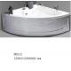 Custom Size Corner Jacuzzi Bathtubs , Acrylic Freestanding Corner Tub Easy Install