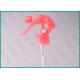 Red Trigger Spray Pump , 24/410 Water Hand Trigger Sprayer For Cosmetic Bottles