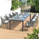 Outdoor Furniture Luxury PE Woven Wicker Chairs And Table Set For Garden Patio Dining