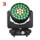37pcs 15w 4in1 RGBW Infinite Mixture LED Wash Zoom Moving Head