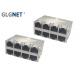 Stacked Structure Right Angle Ethernet Jack 60W UPOE+ 10G RJ45 720mA MAX per pair