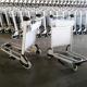 Metal Airport Baggage Trolley Hand Brake Airport Trolley Cart