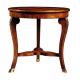 Hotel Antique Rosewood Side Coffee Table Round Top Square Top