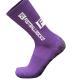 Youth Football Socks with Non-Slip Grip and Customized Logo in Woven Polyester Fibre