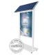Double Side LED Light Box Outdoor Advertising Display Kiosk With Battery