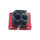 2Pin Power Motorcycle Electrical Connector With 9Pin Signal