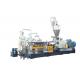 PET Bottle Flakes Plastic Granulator Machine With Twin Screw Extruder And Water Cooling System