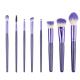 Premium Makeup Brushes Classic Purple High Flexibility Bristles Powder Eye Brushes