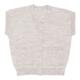 Kids Cotton Knitted Sweater Vest Hand Knit Button Down Sleeveless Cardigans With Pockets