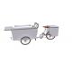 SS304 Worktable 11.3RPM 25km/H Tricycle Grill Food Cart