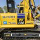 13 Ton Used Komatsu Excavator Hydraulic PC130 Excavator Original