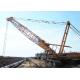 Durable Knuckle Boom Jib Hydraulic Crawler Crane For Lifting 180tons Goods