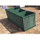 Galvanized Gabion Box Geotextile Lined Feature For Preventing Explosion