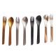 13.6CM 304 Stainless Steel Flatware Sets Frosted 2 Pieces Dessert Cutlery Sets