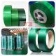 Custom Green Embossed Pallet Packing Strapping Plastic PET Strap Belt For Packaging