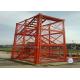 High Altitude Safety Scaffolding Steel Ladder Cage 100m Height Maximum