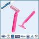 Close Shave Good Max Razor Pink Color For Sensitive Skin With Lubricant Strip